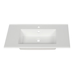 Раковина для тумбы Paola Parma 85 см литьевой мрамор (00-00008250) - фото 5