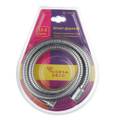 Шланг для душа Corsa Deco 1500-2000 мм металлический хром (1023744) - фото 6