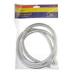 Шланг для душа Corsa Deco 1500 мм металлический нержавеющая сталь (1023910) - фото 5