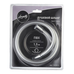 Шланг для душа Lavelly 1500 мм ПВХ хром (1023911) - фото 6