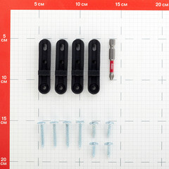 Крепеж для террасной и фасадной доски Осфикс Спутник (72 шт.) - фото 2