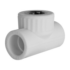 Тройник полипропиленовый Valfex переходный 25 мм х 1/2 ВР(г) х 25 мм (10127125П) - фото 1