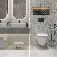 Плитка облицовочная Axima Сан-Ремо белая 400х280х8 мм (11 шт.=1,232 кв.м) - фото 14