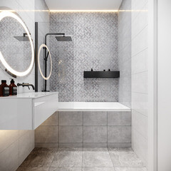 Плитка облицовочная Axima Дорадо серая 400x280x8 мм (11 шт.=1,232 кв.м) - фото 4