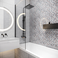 Плитка облицовочная Axima Дорадо серая 400x280x8 мм (11 шт.=1,232 кв.м) - фото 2