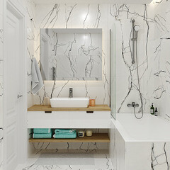 Керамогранит Axima Bonn белый 600х600х10 мм (4 шт.=1,44 кв.м) - фото 10