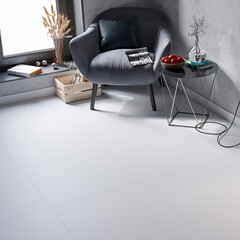 Керамогранит Grasaro Domino белый матовый 600х600х9 мм (5 шт.=1,8 кв.м) - фото 7