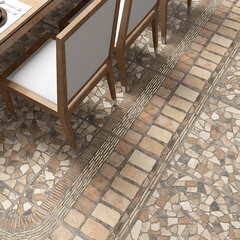 Керамогранит Alma Ceramica Stail коричневый sugar-эффект 600x600x9 мм (5 шт.=1,8 кв.м) - фото 2