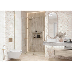 Плитка облицовочная Alma Ceramica Mars бежевая 600x200x7,5 мм (16 шт.=1,92 кв.м) - фото 21