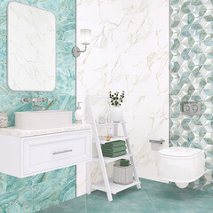 Плитка облицовочная Alma Ceramica Nevada голубая 500x249x7,5 мм (12 шт.=1,494 кв.м) - фото 24