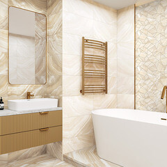 Плитка облицовочная New Trend Venice бежевая 600x300x9 мм (10 шт.=1,8 кв.м) - фото 14