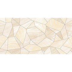 Плитка декор New Trend Venice светло-бежевая 600x300x9 мм - фото 5