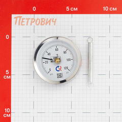 Термометр накладной Росма d63 мм с пружиной 120°С (2384) - фото 2