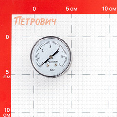 Манометр Джилекс МDА 50/6 - 1/4 аксиальный 1/4 НР(ш) 6 бар d50 мм (9003) - фото 2