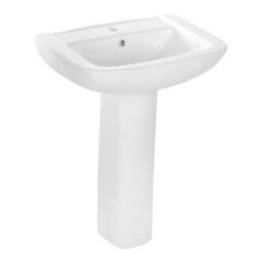 Комплект раковина с пьедесталом Lavelly Terra 61 см белая (1020760) - фото 5