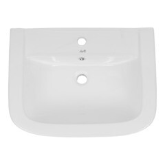 Комплект раковина с пьедесталом Lavelly Terra 61 см белая (1020760) - фото 6