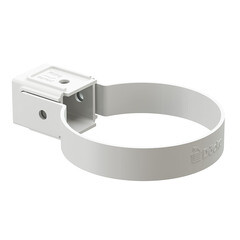 Хомут трубы пластиковый d80 мм Docke Standard пломбир RAL 9003 - фото 1