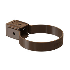 Хомут трубы пластиковый d80 мм Docke Standard светло-коричневый RAL 8017