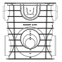 Дождеприемник пластиковый d300 мм Standartpark Spark черный - фото 2