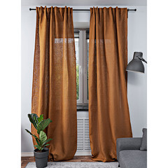 Штора лен бронза 145х300 см Rusby Лен (ТТ-00259514) - фото 1