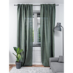 Штора лен тимьян 145х300 см Rusby Лен (ТТ-00259516) - фото 1