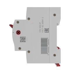 Выключатель нагрузки DKC Yon Max MSD 3P 40А 400 В на DIN-рейку (MSD-3P40) - фото 3