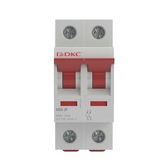 Изображение товара Выключатель нагрузки DKC Yon Max MSD 2P 63А 400 В на DIN-рейку (MSD-2P63)