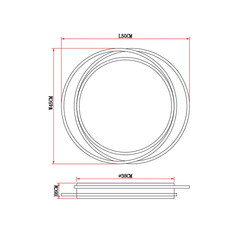 Светильник светодиодный накладной Arte Lamp Sonny 3000-6500К 100 Вт 14 кв.м белый IP20 с пультом (A2688PL-1WH) - фото 2