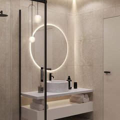 Плитка облицовочная Axima Аризона песочная рельеф 600x300x9 мм (9 шт.=1,62 кв.м) - фото 9