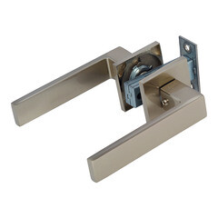 Комплект фурнитуры для двери Lavelly Marigold с защелкой и петлями квадратная розетка матовый никель (990332) - фото 5