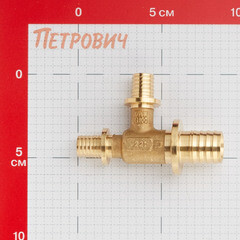 Тройник Tece 25 х 16 х 16 мм редукционный латунный (760516) - фото 2