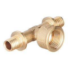 Тройник Tece 16 мм х 1/2 ВР(г) х 16 мм латунный (769516) - фото 1