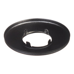 Отражатель декоративный для полотенцесушителя Smart 3/4 d60 мм плоский черный - фото 4