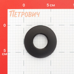 Отражатель декоративный для полотенцесушителя Smart 3/4 d60 мм плоский черный - фото 3