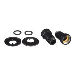 Изображение товара Соединитель прямой для полотенцесушителя Smart 1 ВР(г) х 3/4 НР(ш) черный (2 шт.)