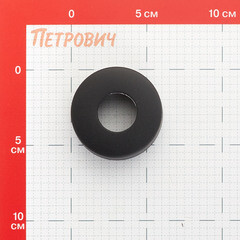 Отражатель декоративный для полотенцесушителя Smart 3/4 d62 мм цилиндрический черный - фото 3