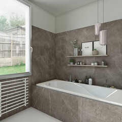 Панель композитная Ceramin 1180х392х3 мм Classen сатин marmi magallan grey 3,7 кв.м (8 шт.) - фото 18