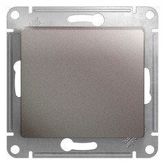 Изображение товара Переключатель Systeme Electric Glossa одноклавишный встраиваемый платина (GSL001261)