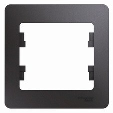 Рамка Systeme Electric Glossa одноместная графит (GSL001301)