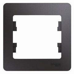 Изображение товара Рамка Systeme Electric Glossa одноместная графит (GSL001301)