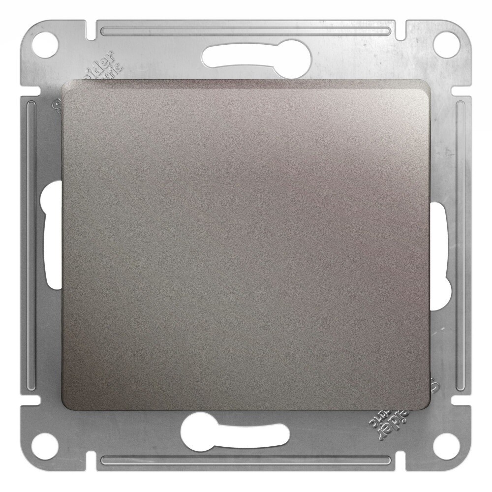 Изображение товара Переключатель Systeme Electric Glossa одноклавишный встраиваемый платина GSL001271