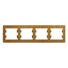 Изображение товара Рамка Systeme Electric Glossa четырехместная дуб (GSL000504)