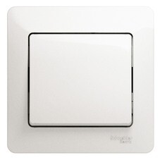 Выключатель Systeme Electric Glossa одноклавишный встраиваемый перламутр (GSL000612)
