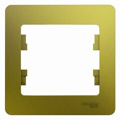 Изображение товара Рамка Systeme Electric Glossa одноместная фисташковая (GSL001001)