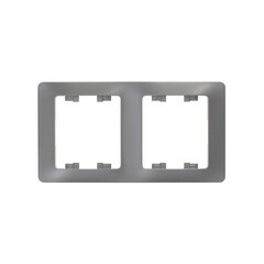 Рамка Systeme Electric Glossa двухместная платина (GSL001206) - фото 3