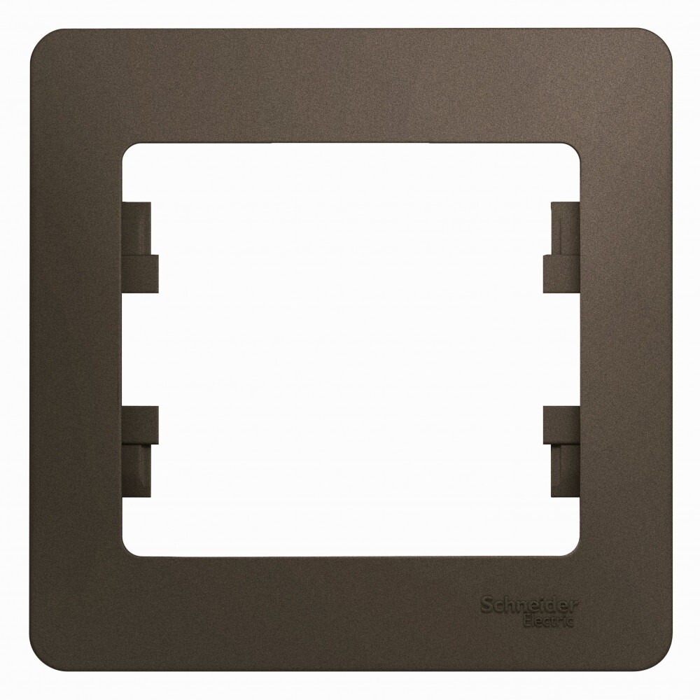 Рамка Systeme Electric Glossa одноместная шоколад (GSL000801)