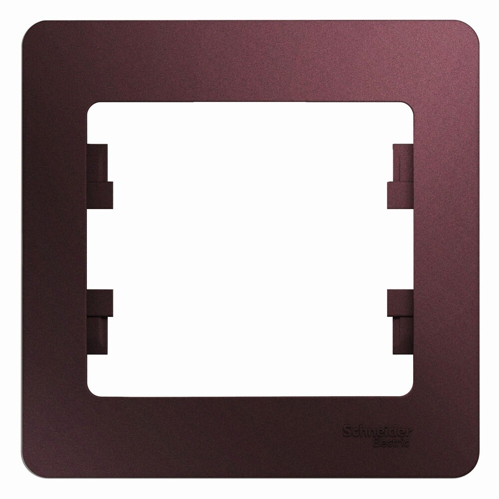 Рамка Systeme Electric Glossa одноместная баклажановая (GSL001101)