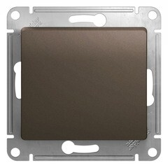 Изображение товара Переключатель Systeme Electric Glossa одноклавишный встраиваемый шоколад (GSL000861)
