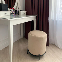 Пуф ванильный крем Sheffilton SHT-B6 - фото 2