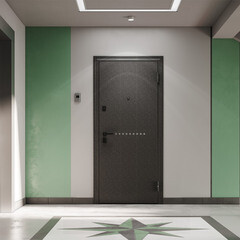 Дверь входная Torex Крафт Дуал правая кт белый - черный шелк 860х2050 мм - фото 15